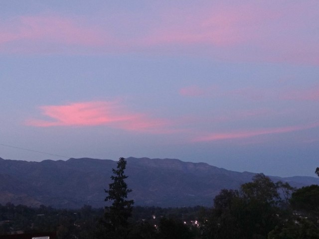 Ojai 1 - Sunday Pink Moment