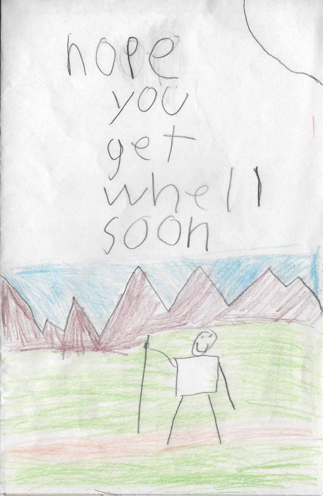 Get Well Card from Kevin - Small